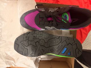 New Balance Scarpe da Ginnastica Viola e Verdi