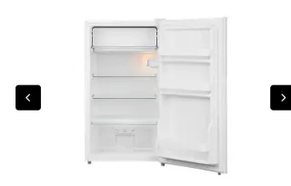 Nevera pequeña blanca