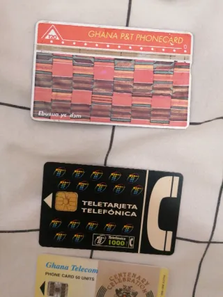 Conjunto di Carte Telefoniche
