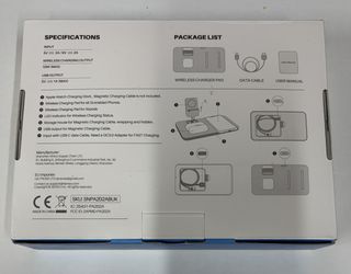 Carregador Wireless Seneo 3 em 1 iPhone AirPods