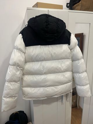 Plumífero Schott NYC Negro y Blanco