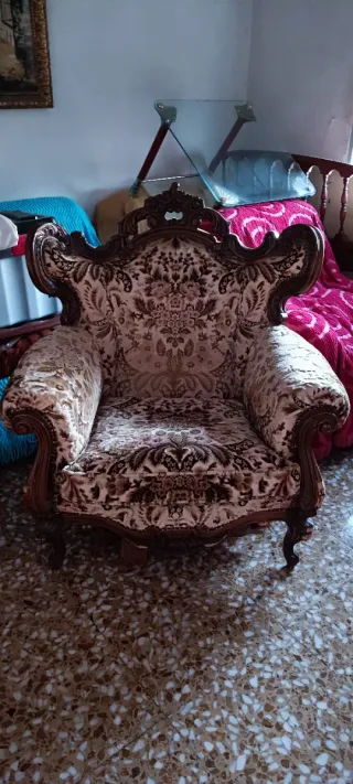 Sofá Tresillo Estilo Clásico