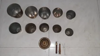 10 Jarros Metálicos Turcos. Antiguos.