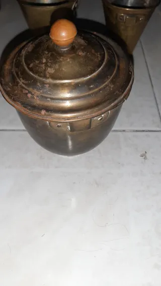 10 Jarros Metálicos Turcos. Antiguos.