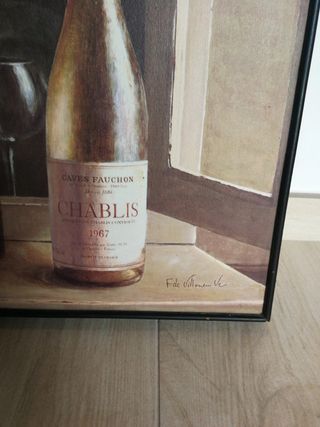 Oleografia Fabrice de Villeneuve Vino edizione 995