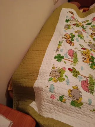 2 Colchas Juveniles 105cm Animales