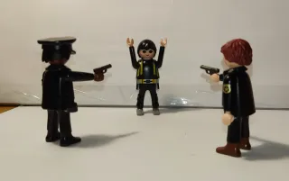 Playmobil Lote Policías y Ladrón