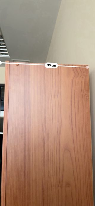 Mueble expositor estantería de madera