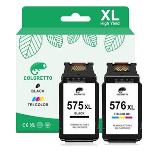 2 Cartuchos Tinta COLORETTO 575XL 576XL