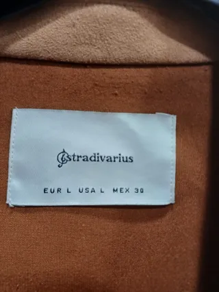 Blazer Stradivarius Beige/Marrón