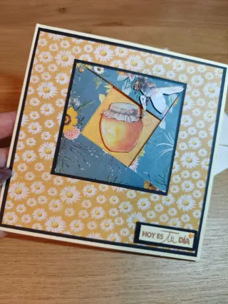 Postal artesanal Hoy es tu día