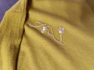 Jersey Adolfo Domínguez mostaza Talla M/L