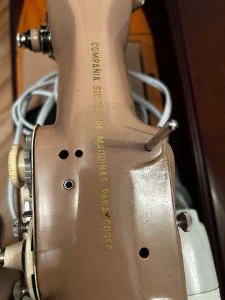 Máquina de coser Singer original antigua