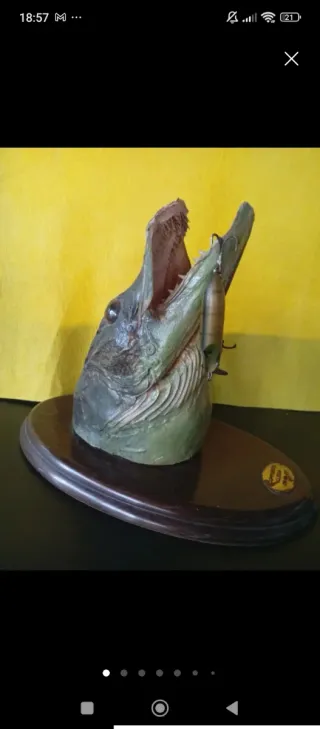 Señuelo Abu Hi-Lo Suecia Patent + figura pez