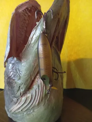 Señuelo Abu Hi-Lo Suecia Patent + figura pez