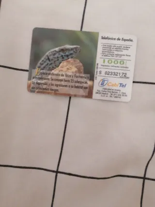 Tarjetas Fauna Ibérica Colección