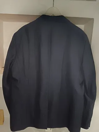 Americana Zara Talla 54 Azul Marino