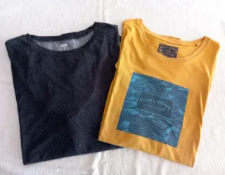 LOTE DE 4 CAMISETAS DE CABALLERO DE MANGA CORTA.