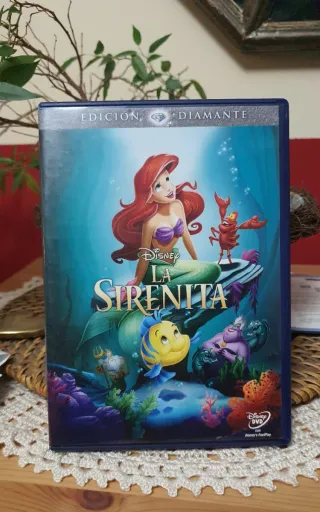 Lote DVD La Sirenita + Muñeca Ariel