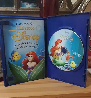 Lote DVD La Sirenita + Muñeca Ariel