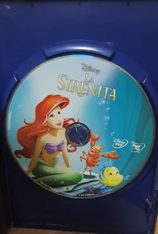 Lote DVD La Sirenita + Muñeca Ariel