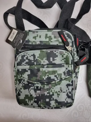 2 Bolsos de niño verde y minecraft