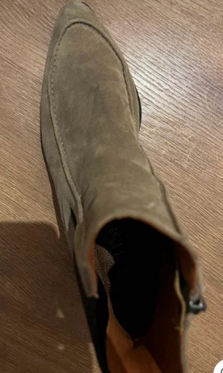 Botines ante beige Dansi Talla 38