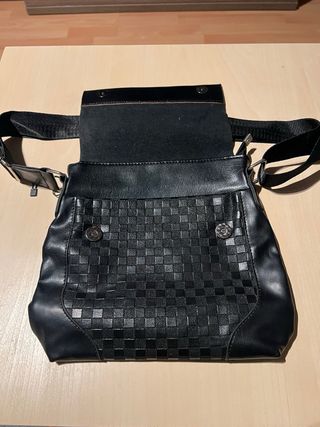 Bandolera Giorgio Armani Negra Unisex
