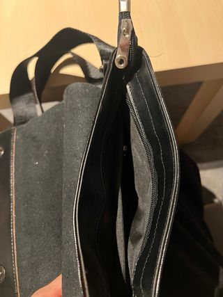 Bandolera Giorgio Armani Negra Unisex