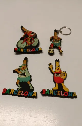 Imanes y Llavero Barcelona Pata de Jamón