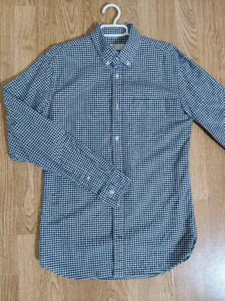 Camisa Gap cuadros azul y blanco