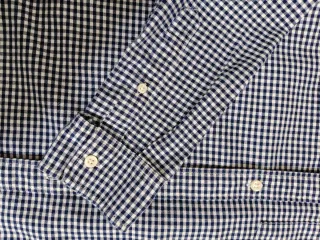 Camisa Gap cuadros azul y blanco
