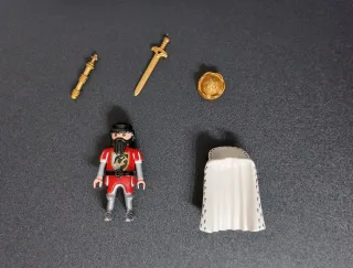 Playmobil Rey con capa y espada