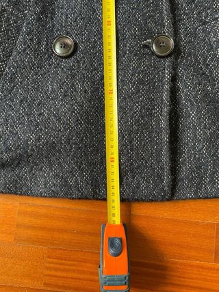 Cappotto 3/4 misto lana blu