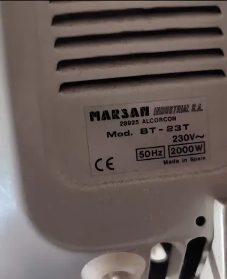 Calefactor Haverland MARSAN BT-23T 2000W TUEBO