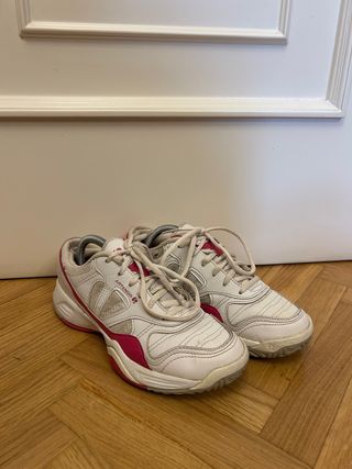 Deportivas niña Artengo blancas y rosas 38