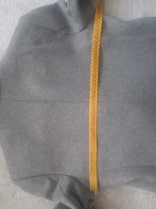 Abrigo Zara Gris lana nuevo a estrenar