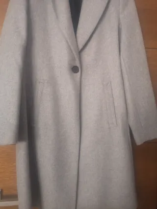 Abrigo Zara Gris lana nuevo a estrenar