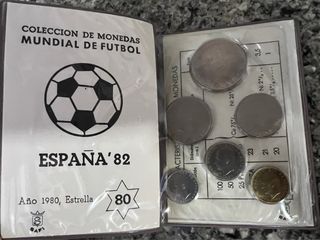 Pack 2 Colecciones Monedas Mundial España 82