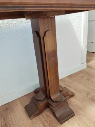 Mesa de madera maciza plegable