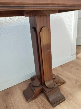 Mesa de madera maciza plegable