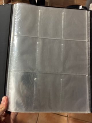Binder Pokémon Blanco y Negro