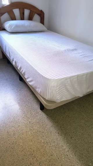 Cama individual 90 cm madera