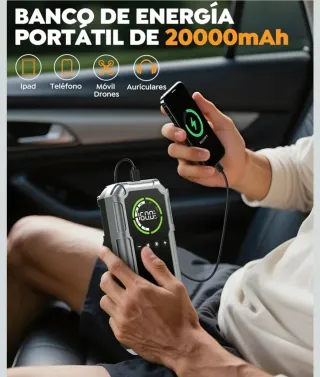 PRECINTADO‼️Arrancador de Batería y compresor