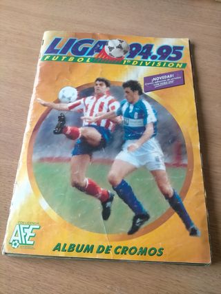 Álbum Cromos Fútbol Liga 94-95 1ª División