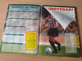 Álbum Cromos Fútbol Liga 94-95 1ª División