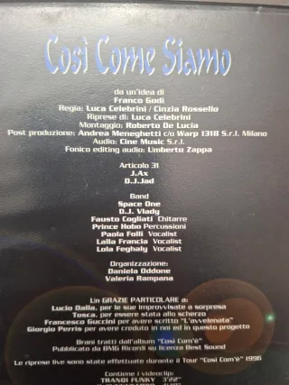 VHS Articolo 31 - Cosi Come Siamo