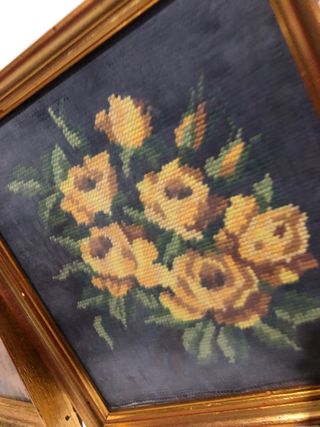 2 Cuadros Petit Poin Antiguos