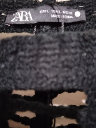 Jersey Zara Calado Negro