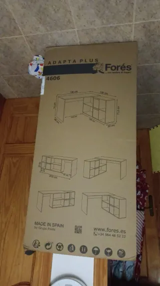 Escritorio 2m convertible en esquinero